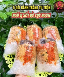 Set 5 Gói BÁNH TRÁNG TỰ TRỘN Ngũ Vị