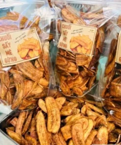 500G CHUỐI SẤY MÈ - THƠM GIÒN