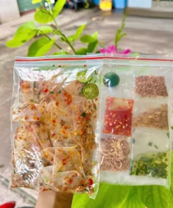 Bánh Tráng Rìa Dẻo Trộn Mỡ Hành Cay Tóp Mỡ 50g