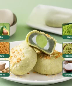 Bánh Mochi Bơ Dừa Ít Đường Ít Calo Nhân Bơ 250g