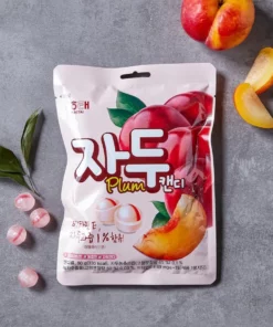 Kẹo ngậm vị mận đào Hàn Quốc HAITAI 130g