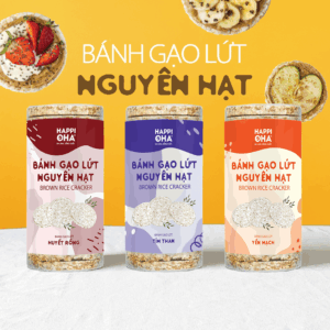 Bánh gạo lứt Happi Oha 2026