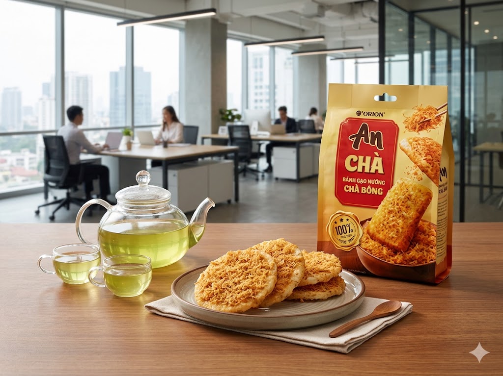 bánh gạo An chà bông - vị ngon khó cưỡng