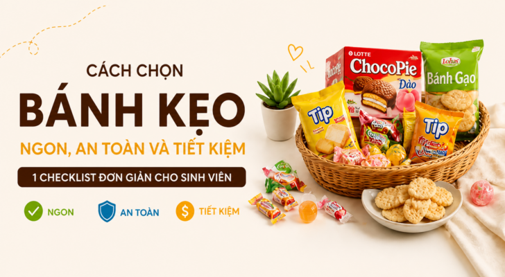combo ăn vặt tiết kiệm - chọn bánh ngon