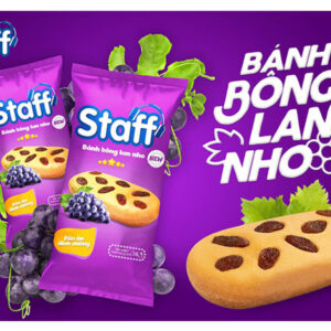 bông lan nho ăn vặt lành mạnh