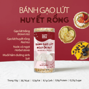 bánh gạo lứu Happy oha