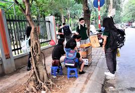 ăn vặt đường phố