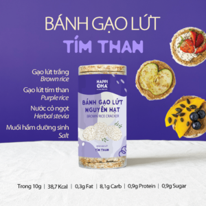 bánh gạo lứu Happy oha