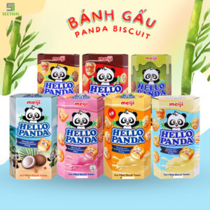 bánh quy gấu Meiji 43g